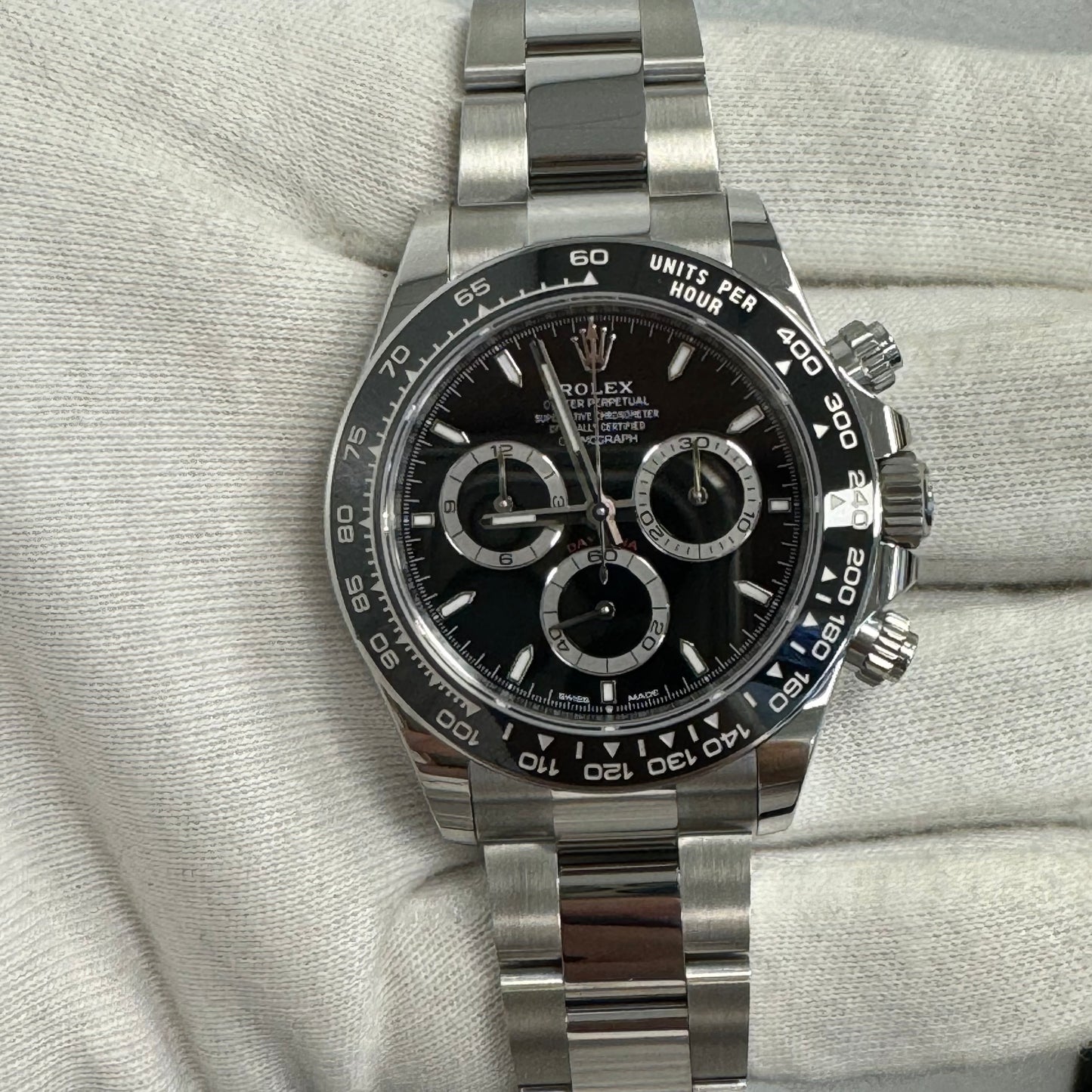 Rolex Daytona 40mm Black Dial Watch Ref# 126500LN