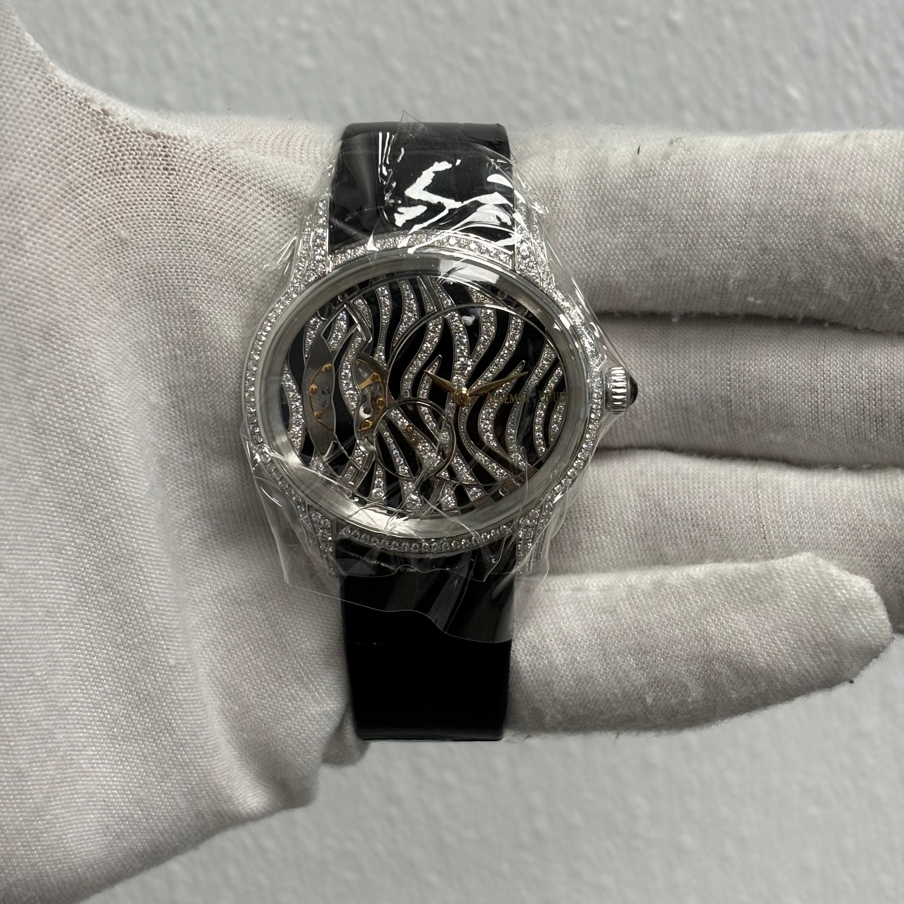 Audemars Piguet Millenary 39.5mm Skeleton Dial Ref# 77249BC.ZZ.A102CR.01 - Happy Jewelers Fine Jewelry Lifetime Warranty