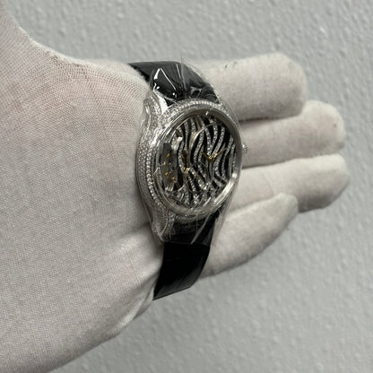 Audemars Piguet Millenary 39.5mm Skeleton Dial Ref# 77249BC.ZZ.A102CR.01 - Happy Jewelers Fine Jewelry Lifetime Warranty