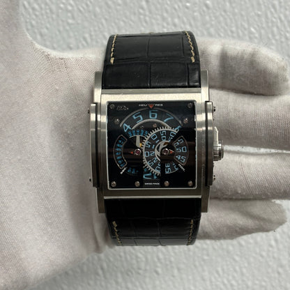 HD3 Idalgo Titanium 43.5mm Openwork Dial Watch - Happy Jewelers Fine Jewelry Lifetime Warranty