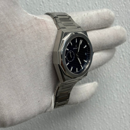 Zenith Defy 41mm Blue Dial Watch Ref# 03.9300.3620/51.I001 - Happy Jewelers Fine Jewelry Lifetime Warranty