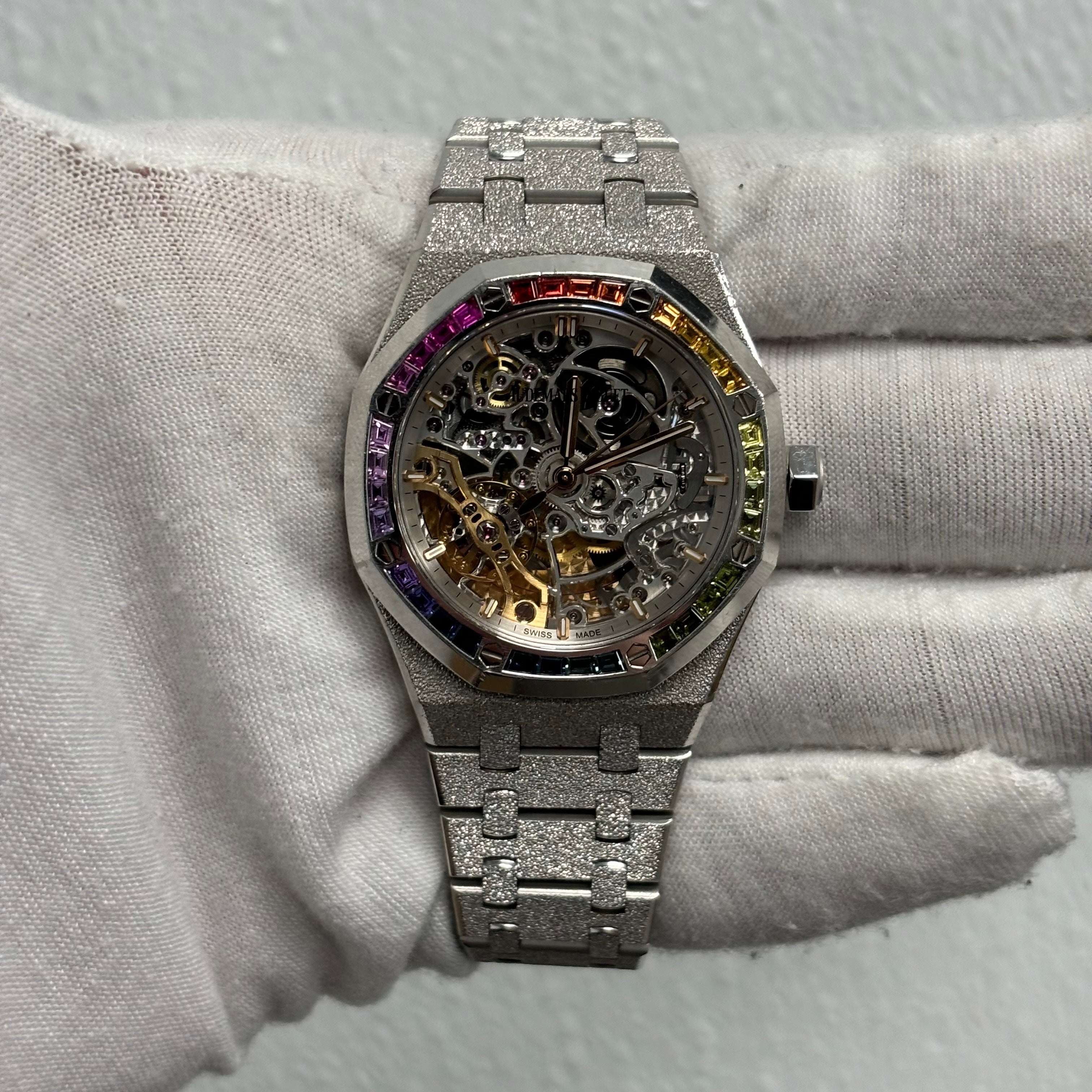 Audemars Piguet Royal Oak 41mm Black Dial Ref# 15468BC.YG.1259BC.01 - Happy Jewelers Fine Jewelry Lifetime Warranty