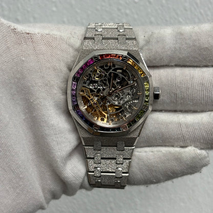 Audemars Piguet Royal Oak 41mm Black Dial Ref# 15468BC.YG.1259BC.01 - Happy Jewelers Fine Jewelry Lifetime Warranty