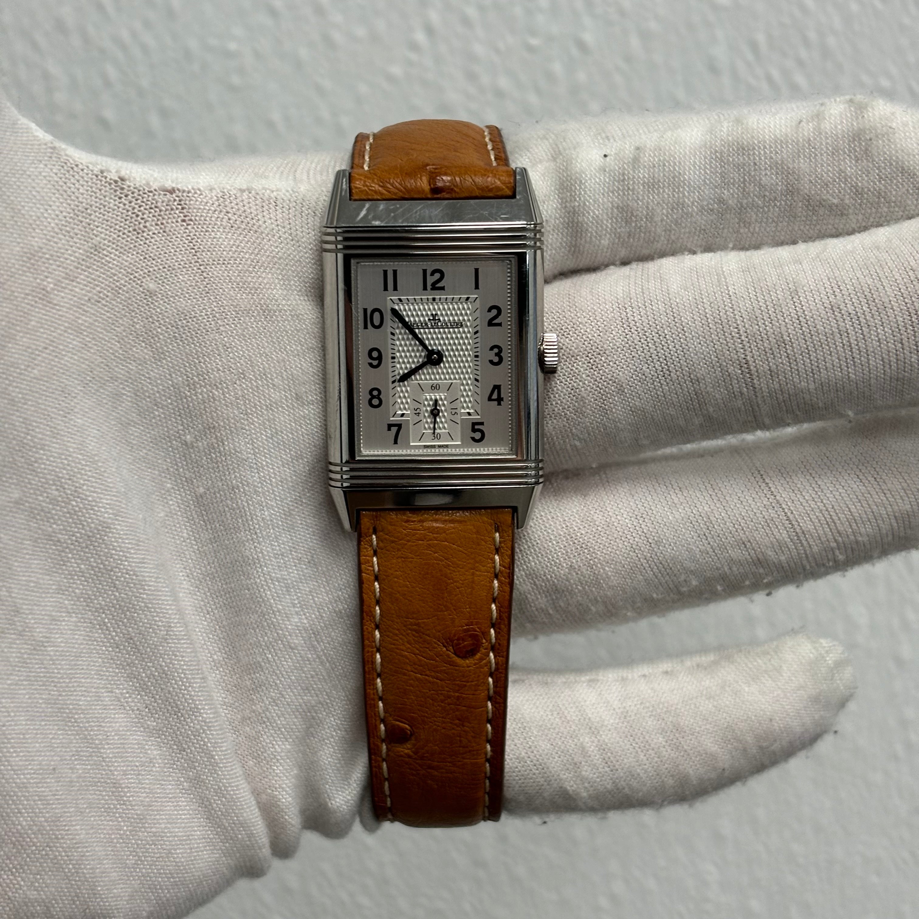 Jaeger-LeCoultre Reverso 25.5mm Silver Dial Ref# Q2438522 - Happy Jewelers Fine Jewelry Lifetime Warranty