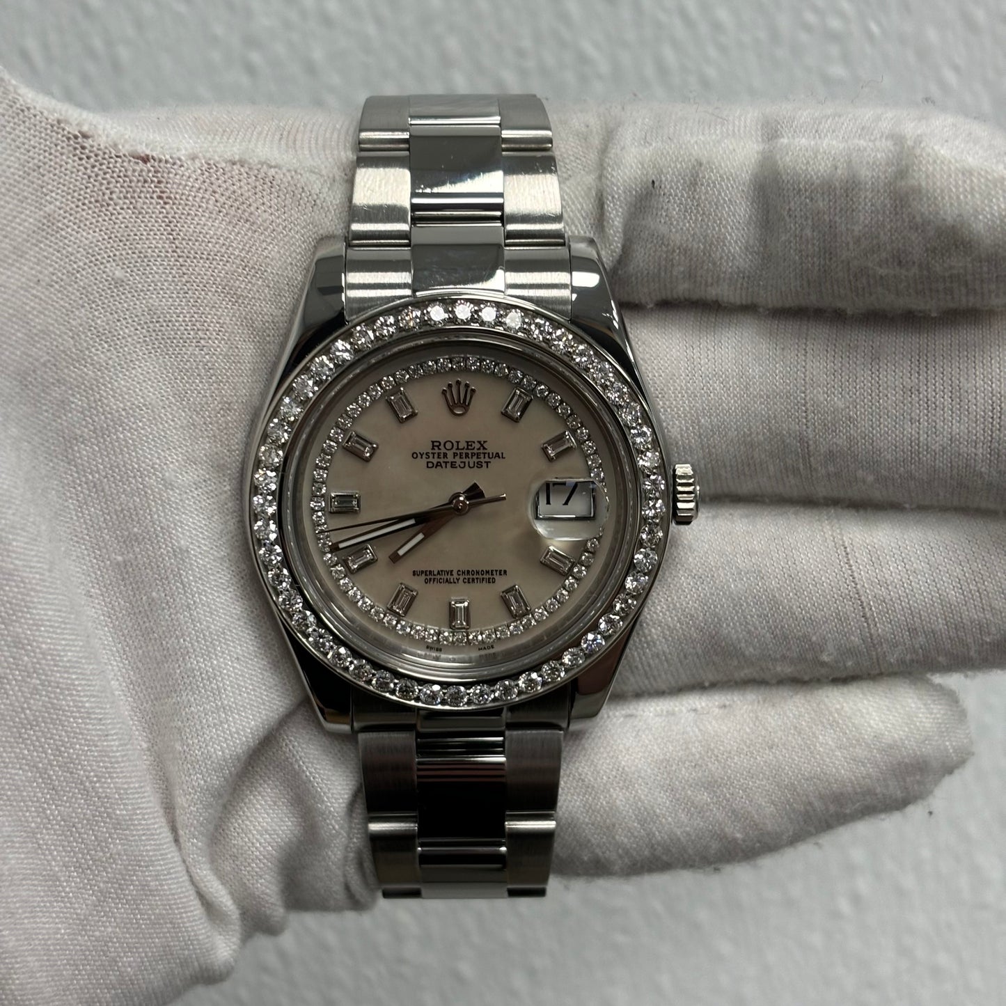 Rolex Datejust 41mm MOP Dial Watch Ref# 116300