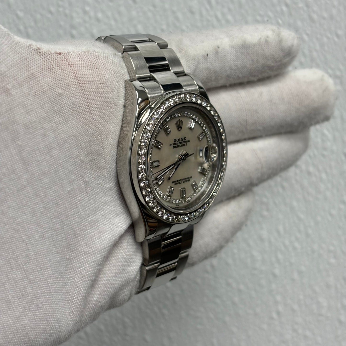 Rolex Datejust 41mm MOP Dial Watch Ref# 116300