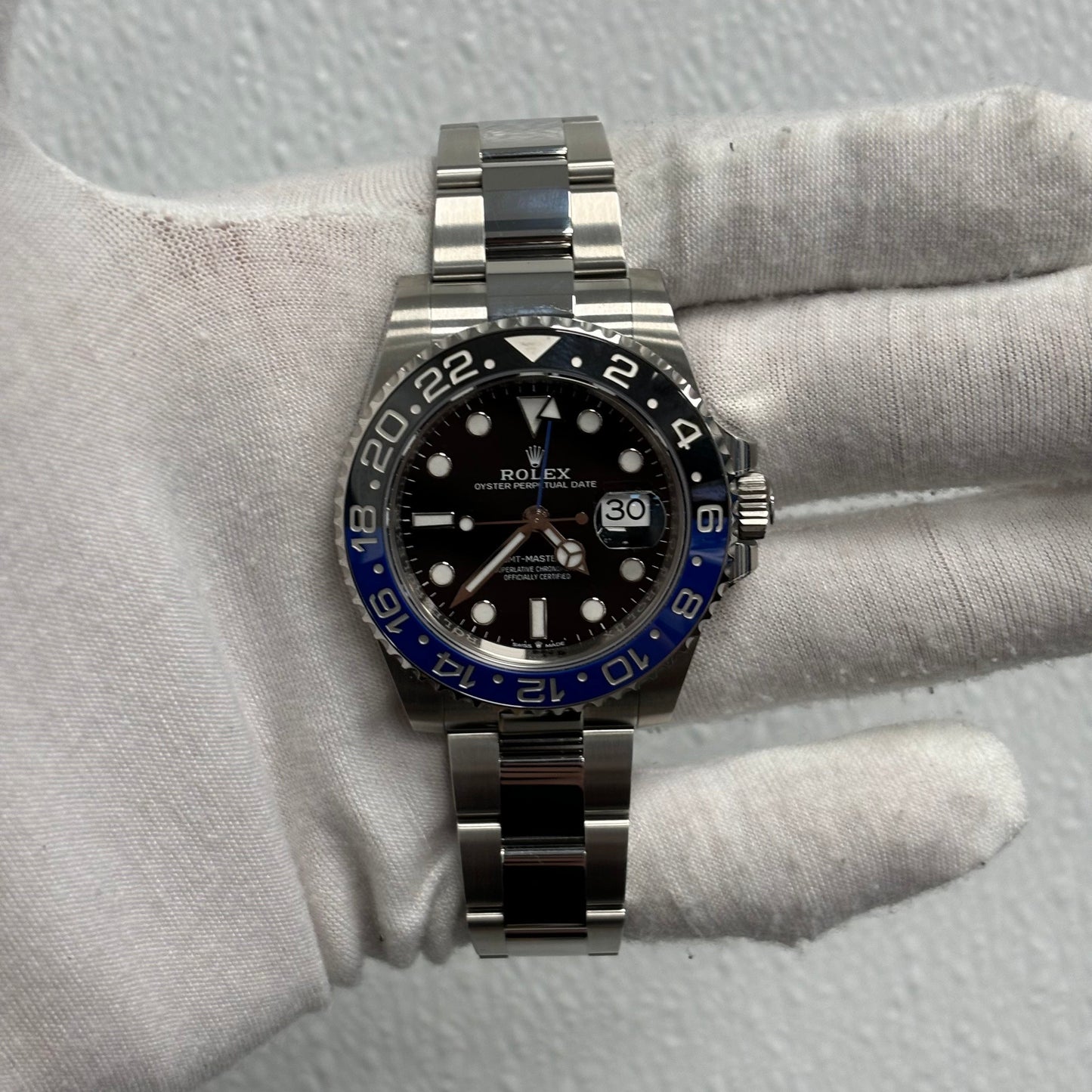 Rolex GMT-Master II 40mm Black Dial Watch Ref# 126710BLNR