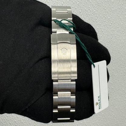 Rolex Oyster Perpetual 41mm Coral Red Dial Watch Ref# 124300 - Happy Jewelers Fine Jewelry Lifetime Warranty