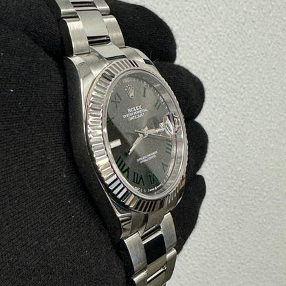 Rolex Datejust 41mm Grey Dial Watch Ref# 126334 - Happy Jewelers Fine Jewelry Lifetime Warranty