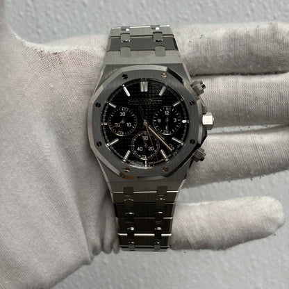Audemars Piguet Royal Oak 41mm Black Dial Watch Ref# 26240ST.OO.1320ST.06 - Happy Jewelers Fine Jewelry Lifetime Warranty