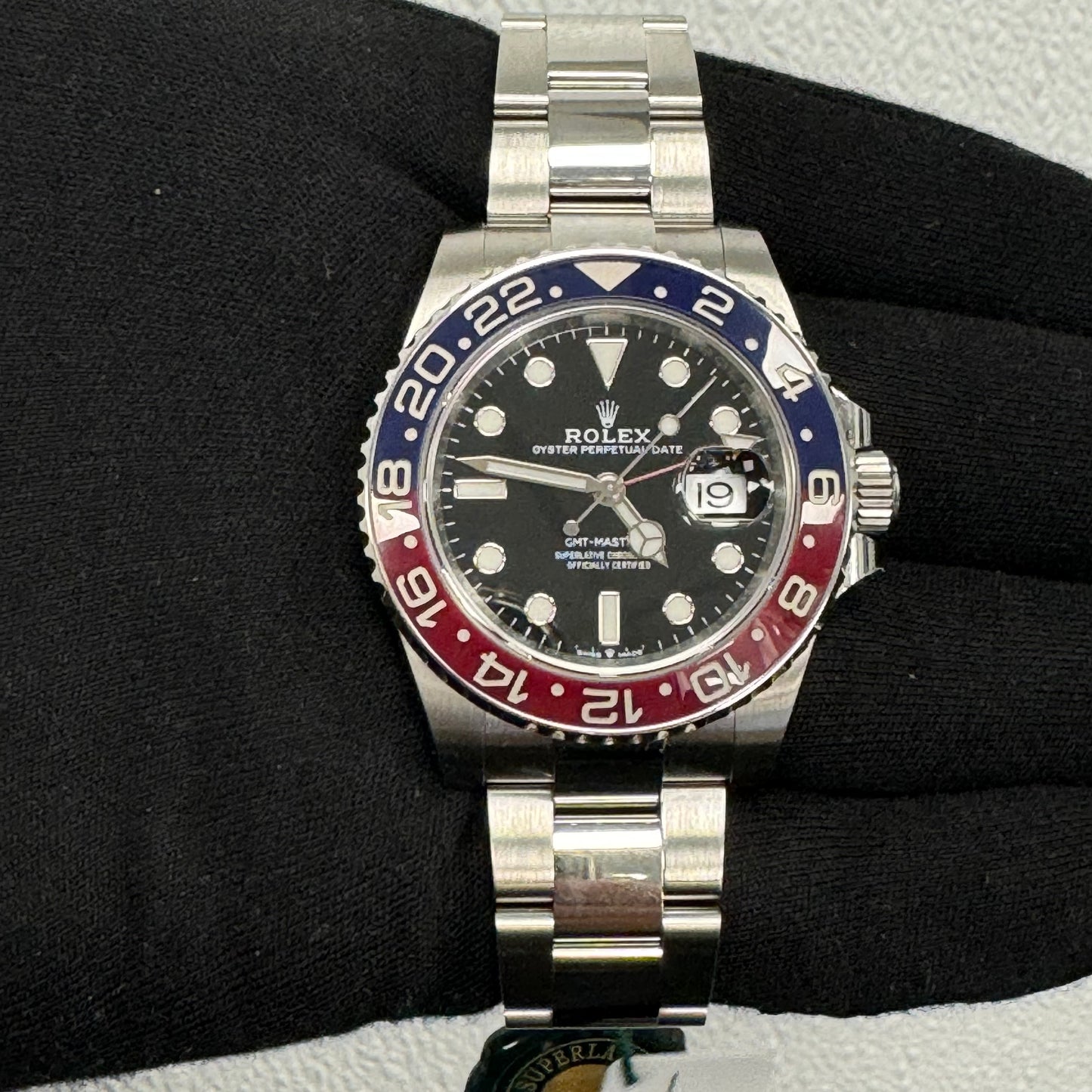 Rolex GMT-Master II 40mm Black Dial Watch Ref# 126710BLRO