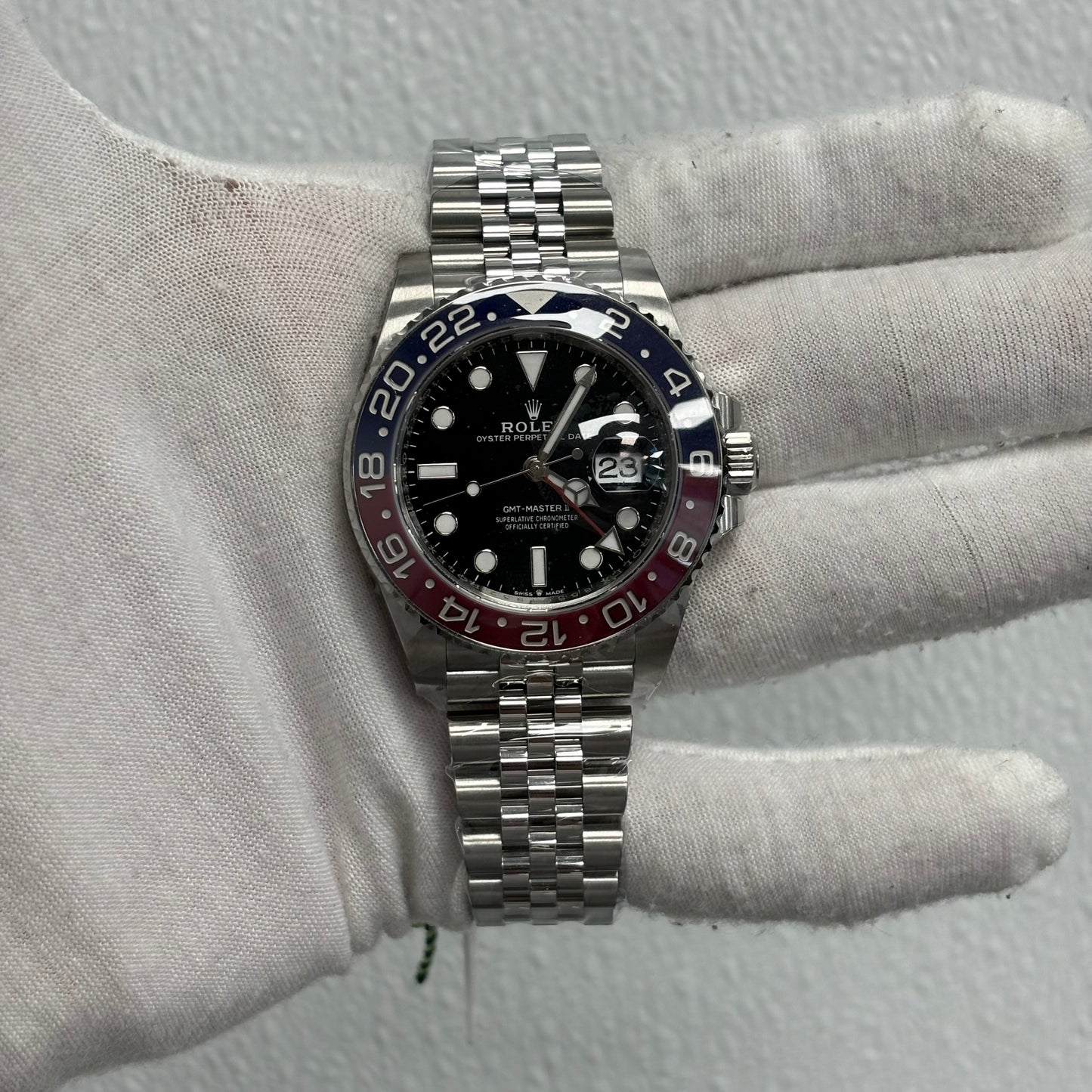 Rolex GMT-Master II 40mm Black Dial Watch Ref# 126710BLRO