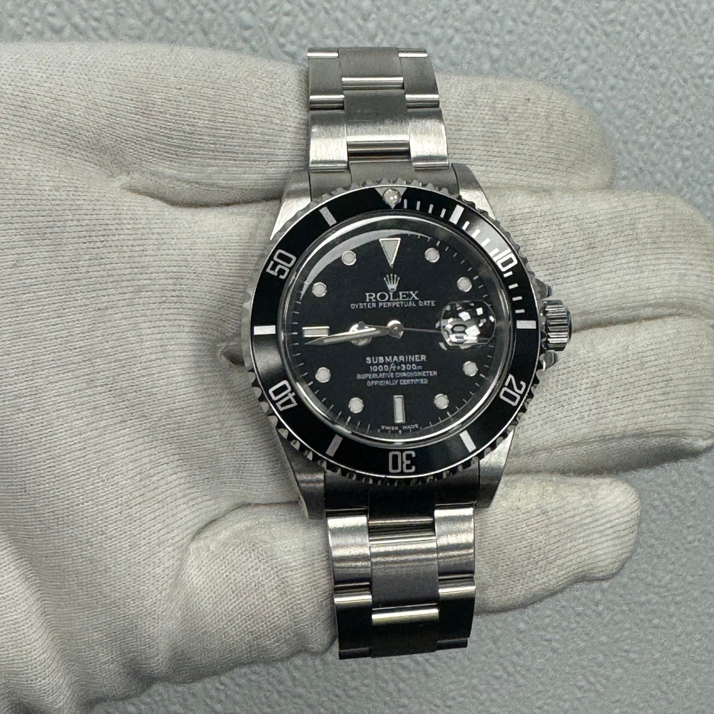 Rolex Submariner 40mm Black Dial Watch Ref# 16610