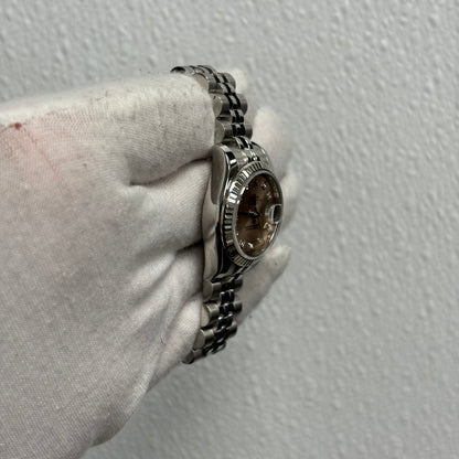 Rolex Datejust 26mm Pink Dial Watch Ref# 179174 - Happy Jewelers Fine Jewelry Lifetime Warranty