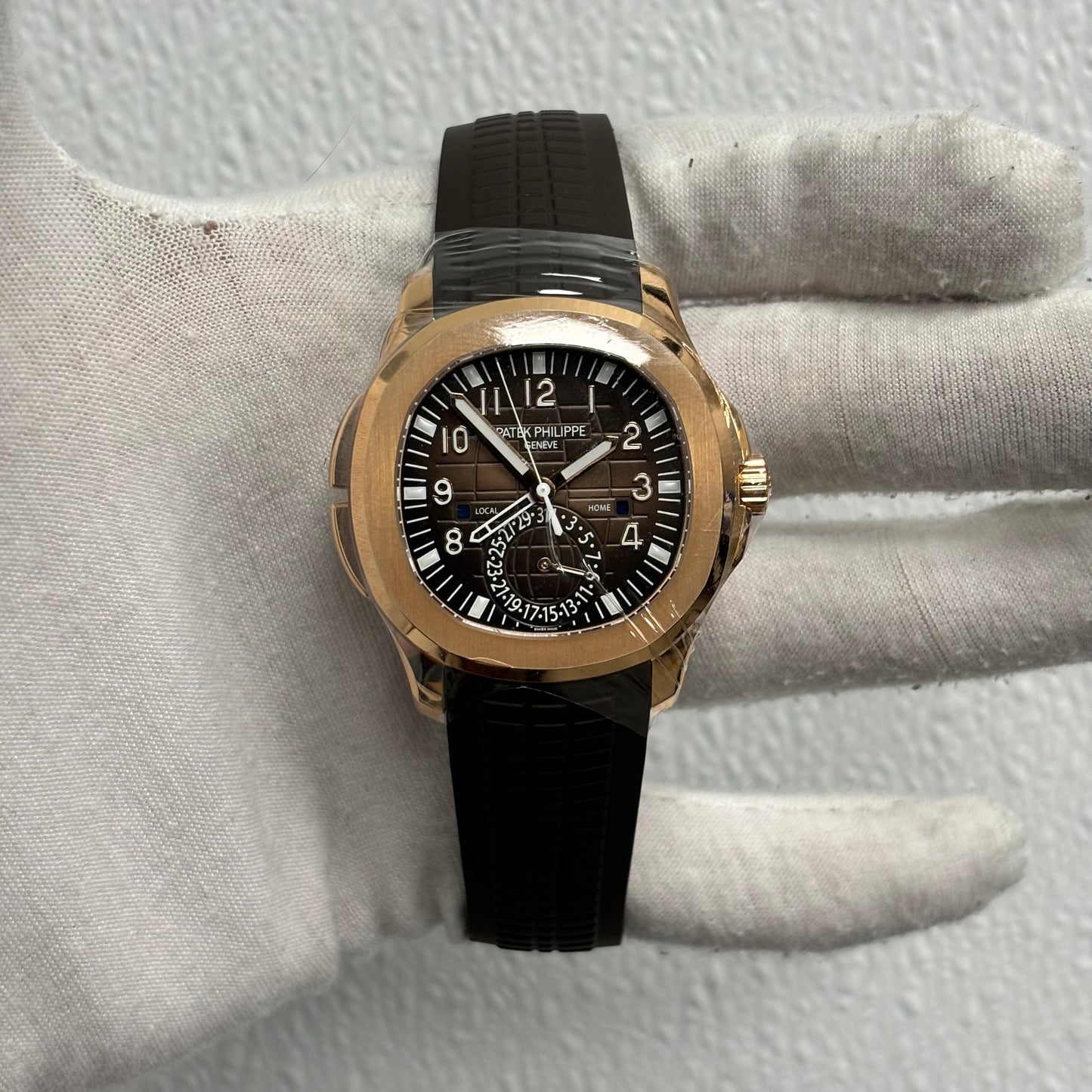 Patek Philippe Aquanaut 40mm Brown Dial Watch Ref# 5164R-001