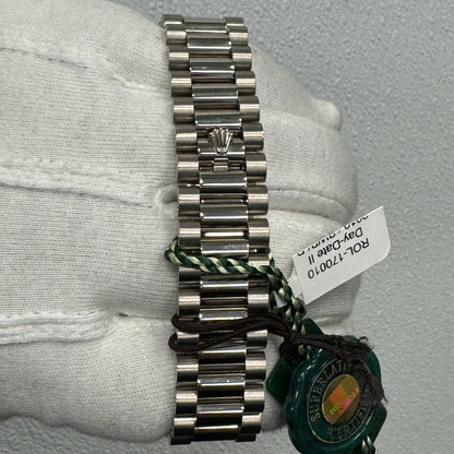 Rolex Day-Date II 41mm Silver Dial Watch Ref# 218239 - Happy Jewelers Fine Jewelry Lifetime Warranty