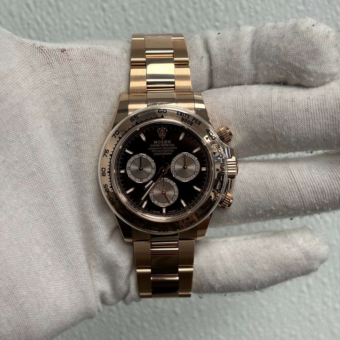 Rolex Daytona 40mm Black Dial Watch Ref# 126505