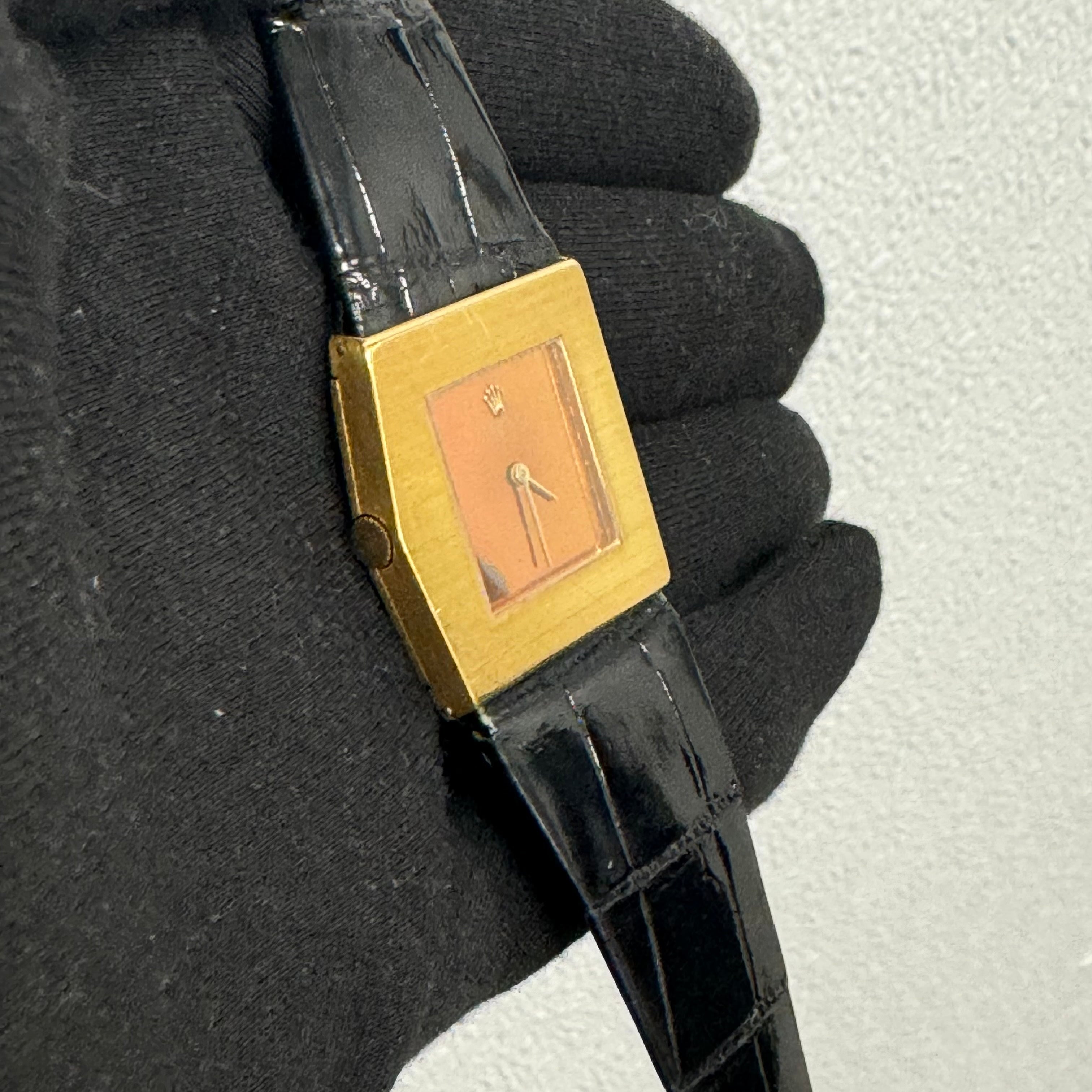 Rolex Cellini King Midas 28mm Bronze Dial Watch Ref# 4017 - Happy Jewelers Fine Jewelry Lifetime Warranty