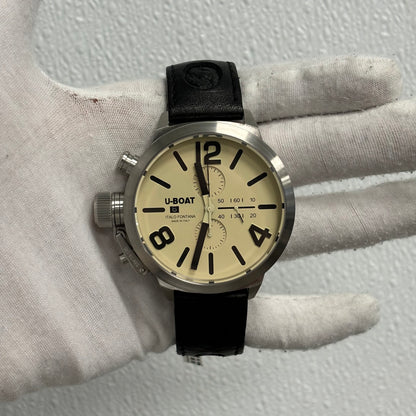 U-Boat Classico 52mm Beige Dial Watch Ref# 2272 - Happy Jewelers Fine Jewelry Lifetime Warranty