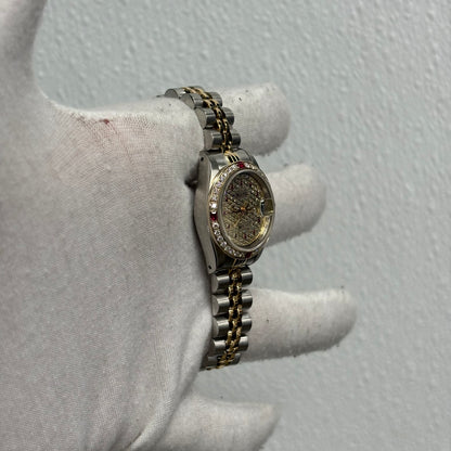 Rolex Datejust 26mm Pave Dial Watch Ref# 69173 - Happy Jewelers Fine Jewelry Lifetime Warranty