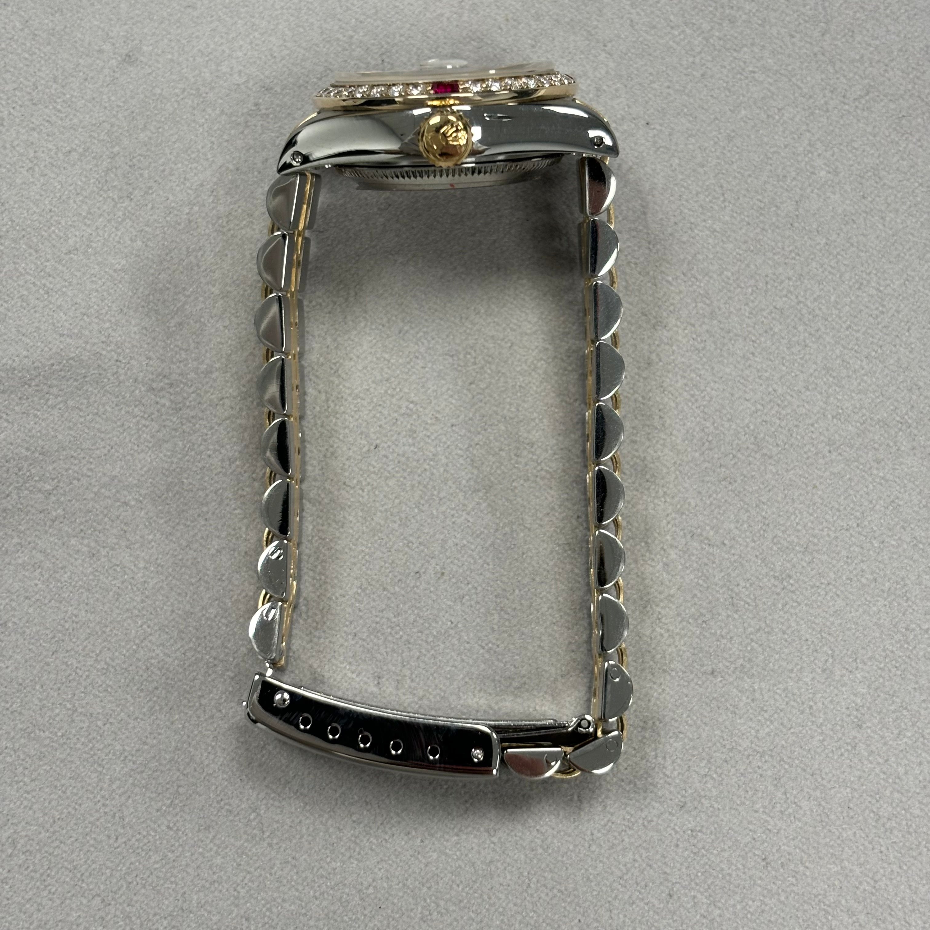 Rolex Datejust 26mm Pave Dial Watch Ref# 69173 - Happy Jewelers Fine Jewelry Lifetime Warranty