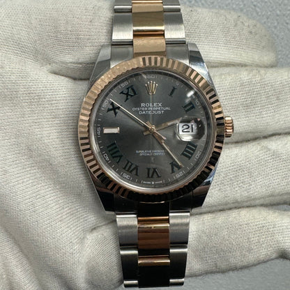 Rolex Datejust 41mm Grey Dial Watch Ref# 126331 - Happy Jewelers Fine Jewelry Lifetime Warranty