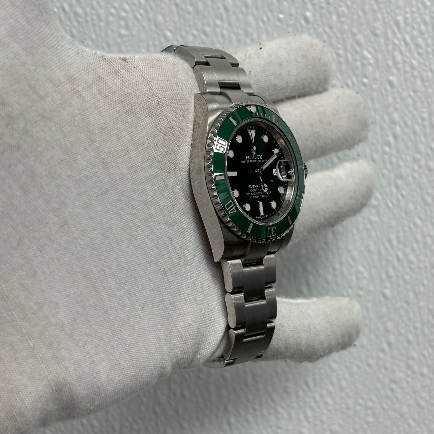 Rolex Submariner 40mm Green Dial Watch Ref# 116610LV