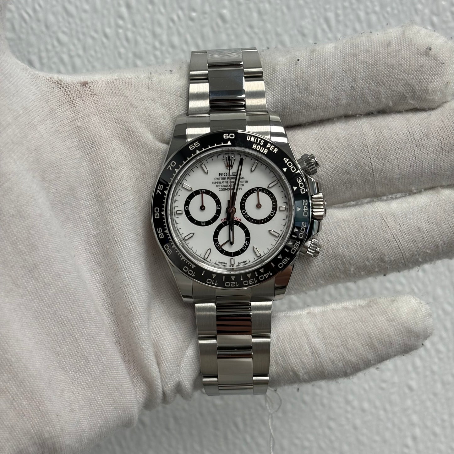 Rolex Daytona 40mm White Dial Ref# 126500LN