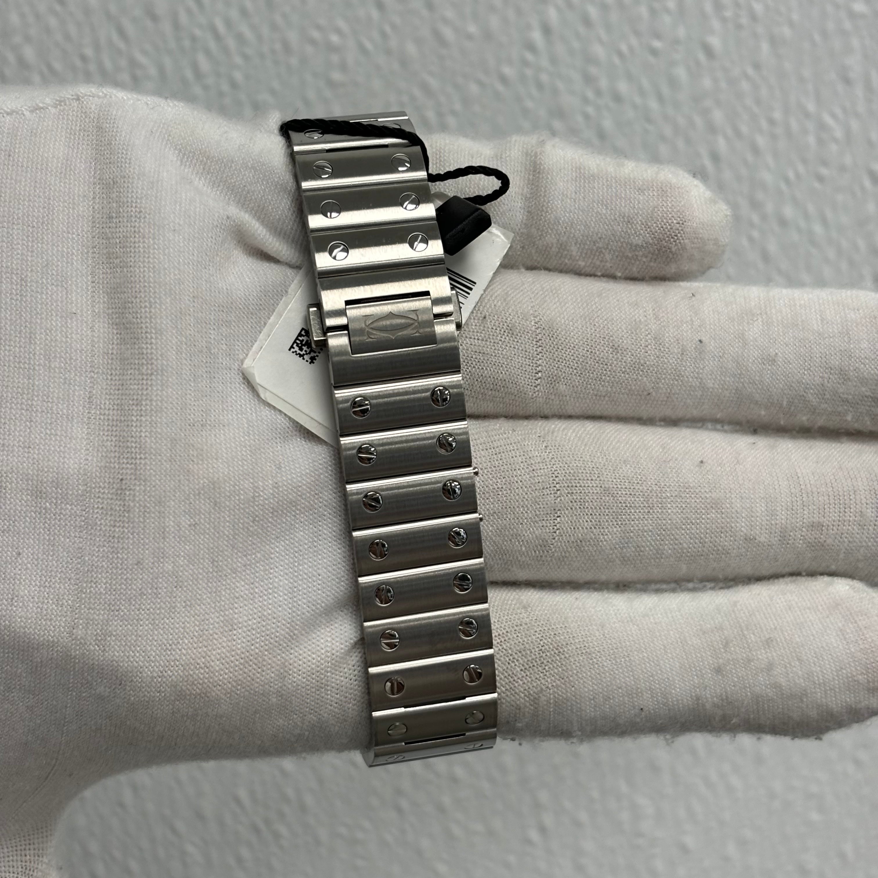 Cartier Santos 35mm Brown Dial Watch Ref# WSSA0065 - Happy Jewelers Fine Jewelry Lifetime Warranty