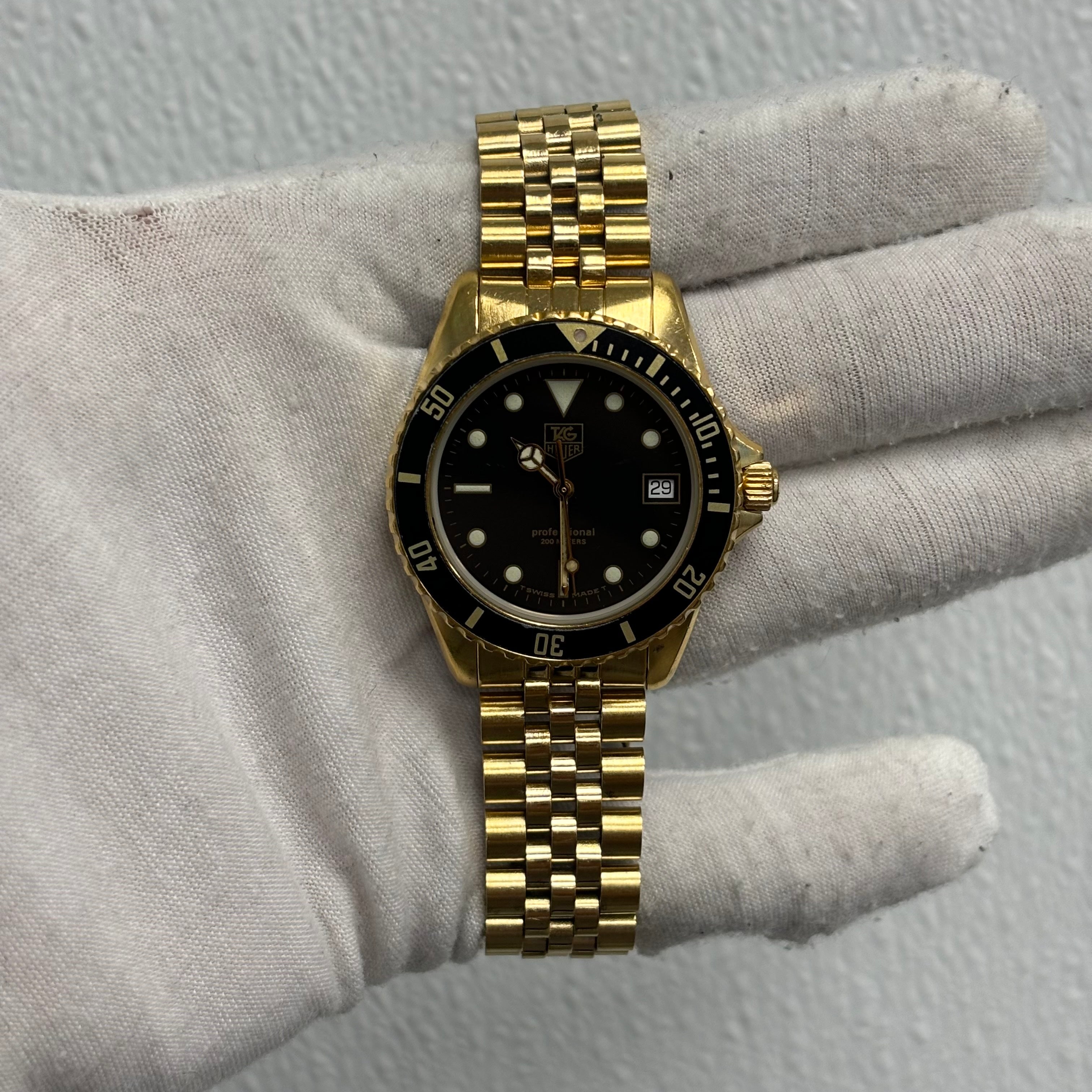 Tag Heuer Professional 40mm Black Dial Watch Ref# 984.013B – Happy