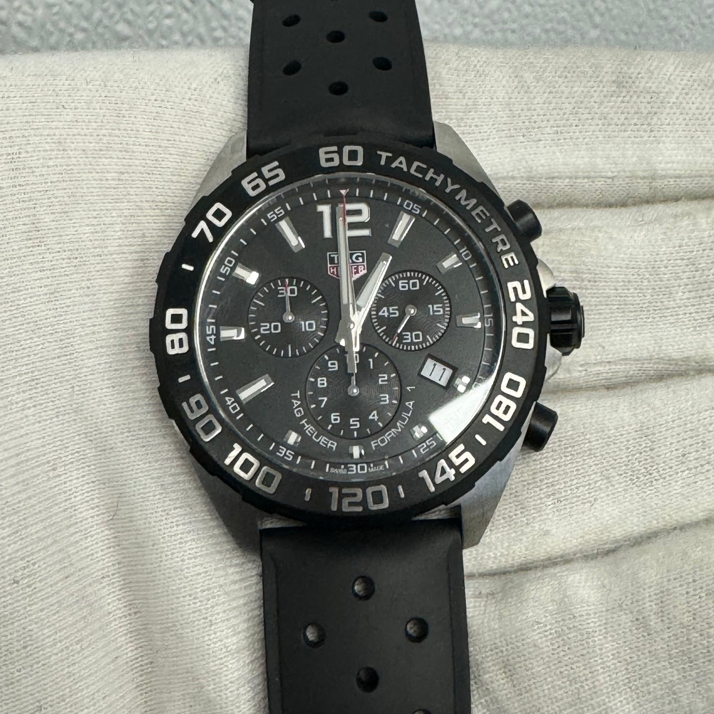 Tag Heuer Formula 1  43mm Black Dial Watch Ref# CAZ1010