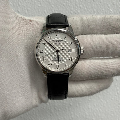 Tissot Le Locle 39.5mm White Dial Watch Ref# T006.407.16.033.00 - Happy Jewelers Fine Jewelry Lifetime Warranty