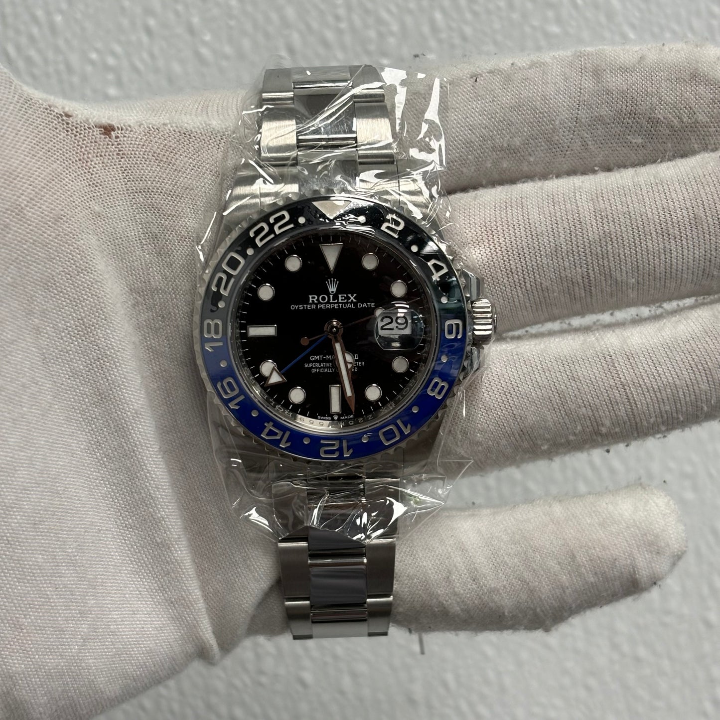 Rolex GMT-Master II 40mm Black Dial Watch Ref# 126710BLNR