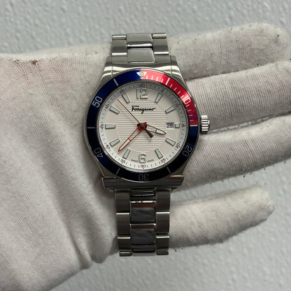 Ferragamo 1898 44mm White Dial Watch Ref# SFYK00520 - Happy Jewelers Fine Jewelry Lifetime Warranty