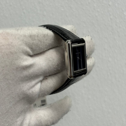 Cartier Tank 22mm Black Dial Watch Ref# WSTA0071 - Happy Jewelers Fine Jewelry Lifetime Warranty