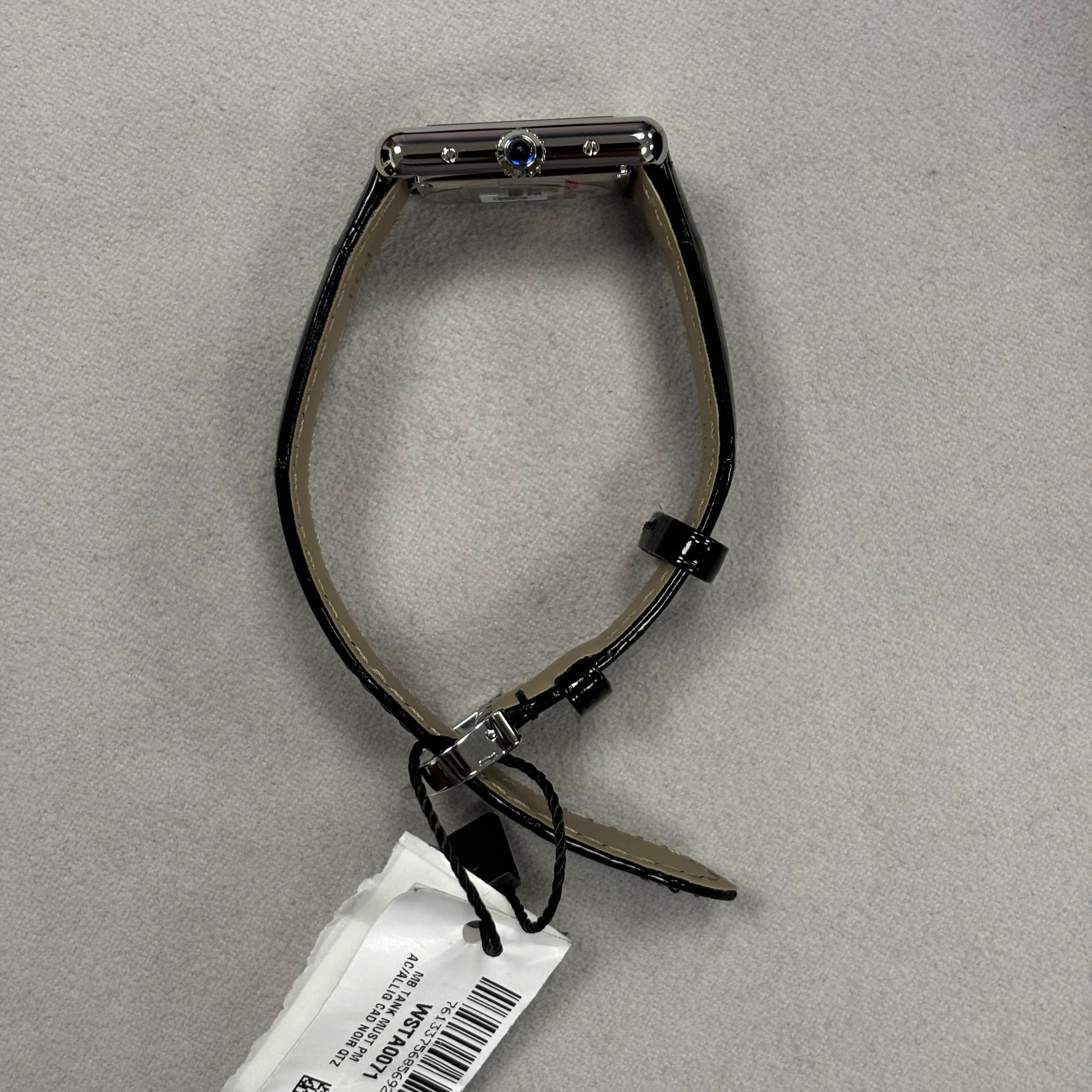 Cartier Tank 22mm Black Dial Watch Ref# WSTA0071 - Happy Jewelers Fine Jewelry Lifetime Warranty