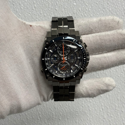 Bulova Precisionist 46mm Carbon Dial Watch Ref# 98B343 - Happy Jewelers Fine Jewelry Lifetime Warranty