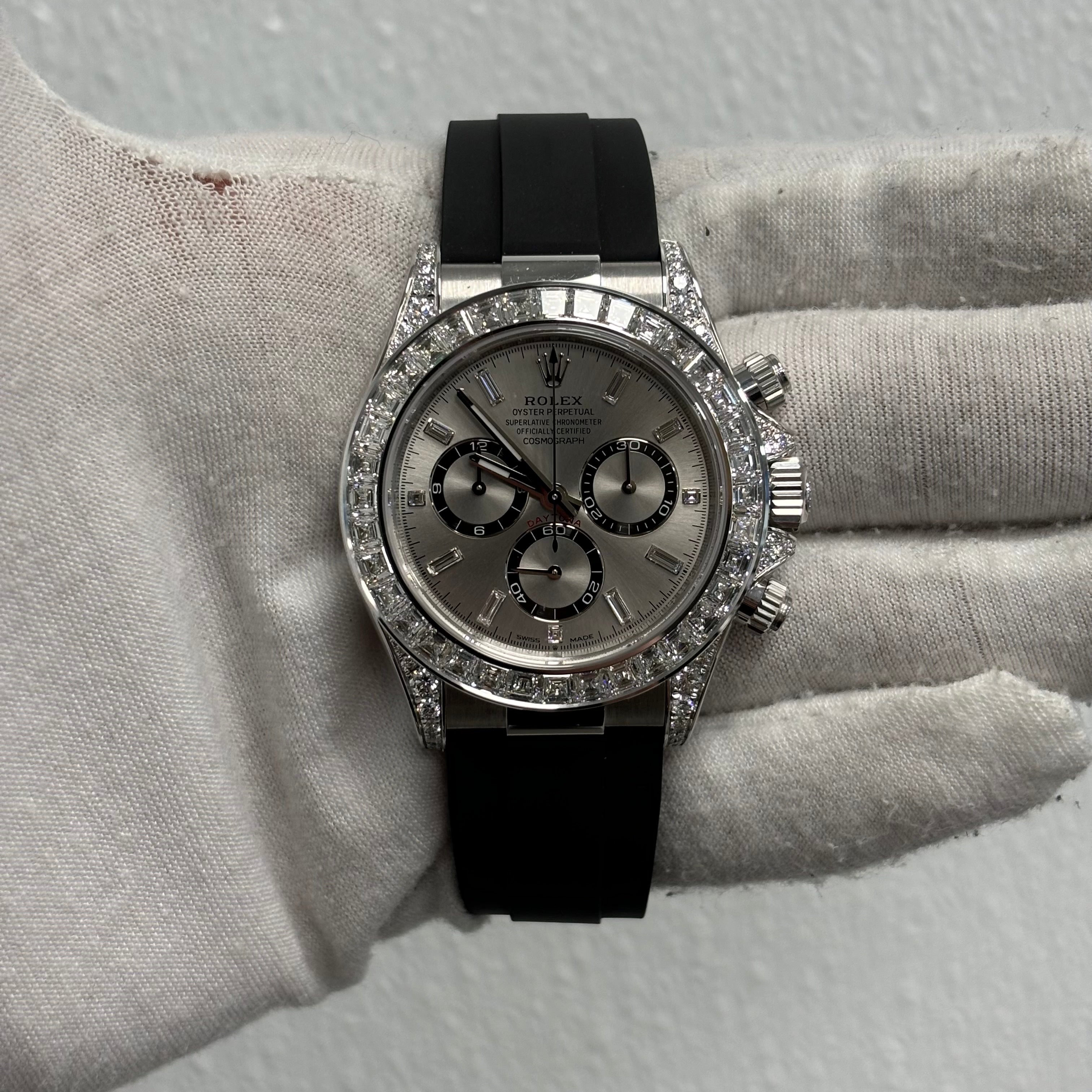 Rolex Daytona 40mm Silver Dial Watch Ref# 126539TBR - Happy Jewelers Fine Jewelry Lifetime Warranty