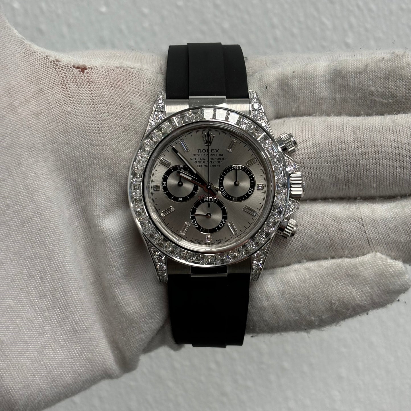 Rolex Daytona 40mm Silver Dial Watch Ref# 126539TBR