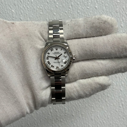 Rolex Datejust 28mm White Dial Watch Ref# 279174 - Happy Jewelers Fine Jewelry Lifetime Warranty