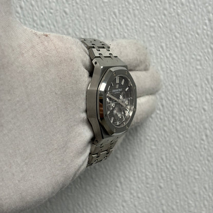 Audemars Piguet Royal Oak Stainless Steel 38mm Grey Chronograph Dial Watch Reference# 26315ST.OO.1256ST.02 - Happy Jewelers Fine Jewelry Lifetime Warranty