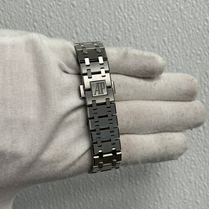 Audemars Piguet Royal Oak Stainless Steel 38mm Grey Chronograph Dial Watch Reference# 26315ST.OO.1256ST.02 - Happy Jewelers Fine Jewelry Lifetime Warranty