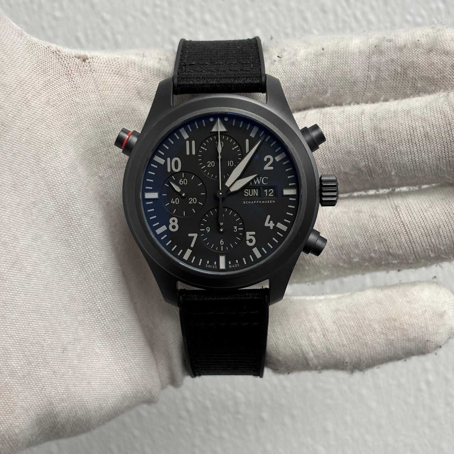 IWC Pilot 44mm Black Dial Watch Ref# IW371815