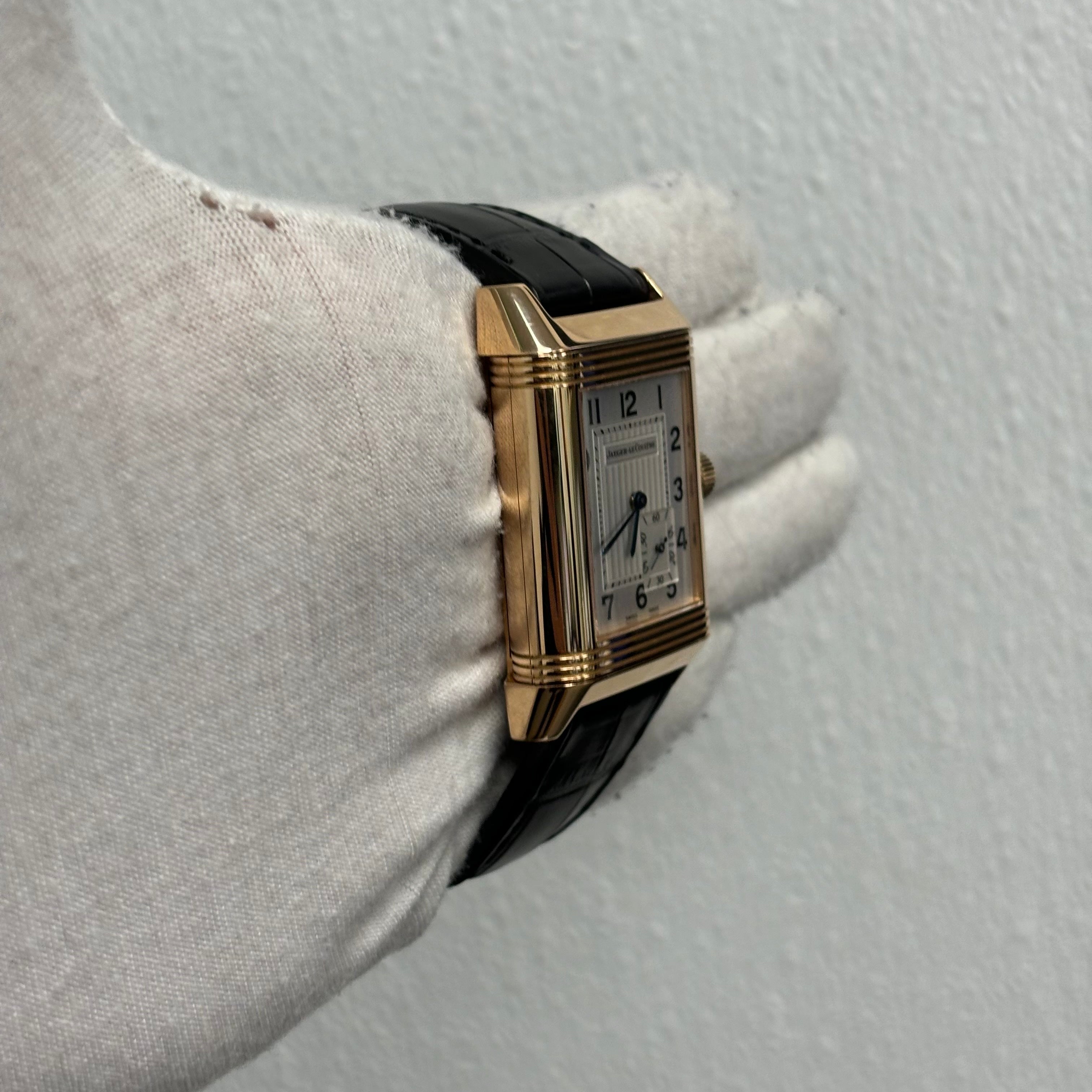 Jaeger-LeCoultre Reverso 29.5mm White Dial Ref# Q3012420 - Happy Jewelers Fine Jewelry Lifetime Warranty