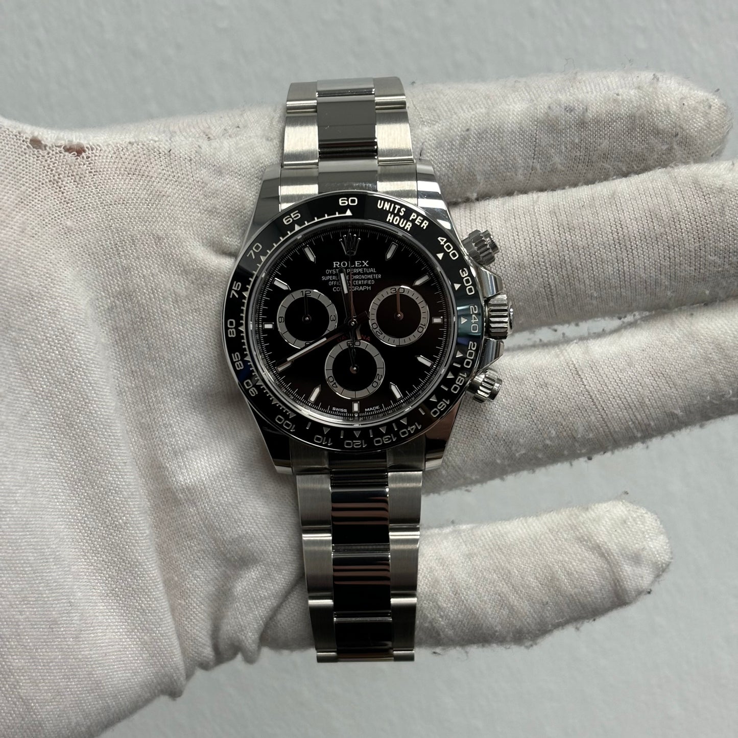 Rolex Daytona 40mm Black Dial Watch Ref# 126500LN