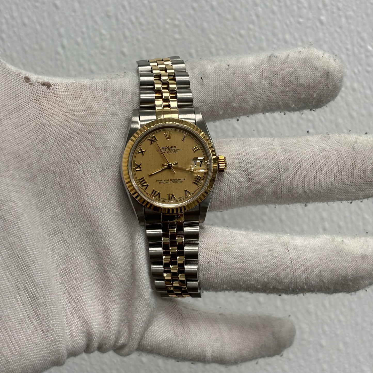 Rolex Datejust 31mm Champagne Dial Ref# 68273