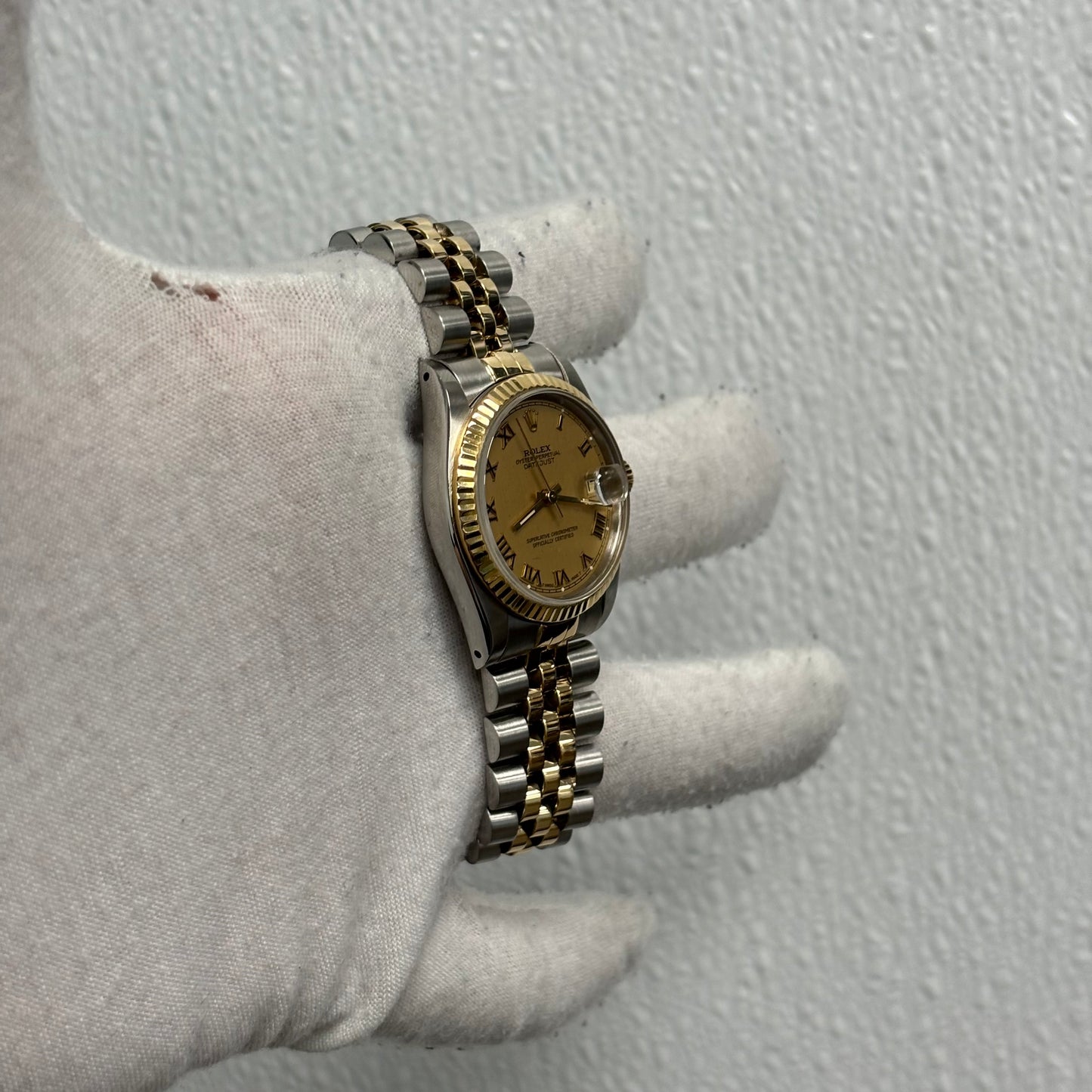 Rolex Datejust 31mm Champagne Dial Ref# 68273