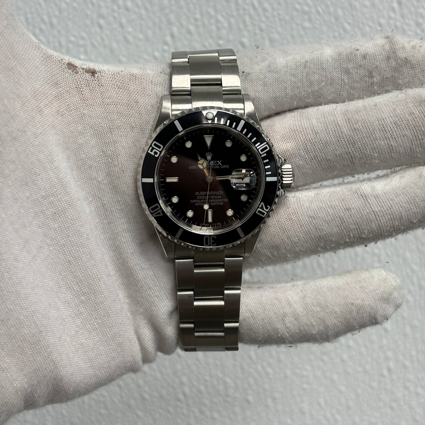 Rolex Submariner 40mm Black Dial Watch Ref# 16610