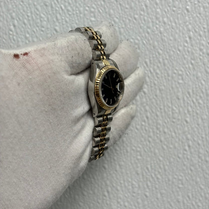 Rolex Datejust 26mm Black Watch Dial Ref# 69173 - Happy Jewelers Fine Jewelry Lifetime Warranty