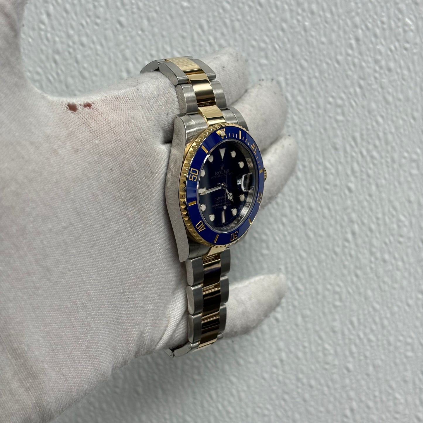 Rolex Submariner 40mm Blue Dial Watch Ref# 116613LB